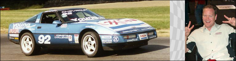 Corvette Challenge Car #92 - driven by  Tommy Kendall, Paul Tracy & Johnny Rutherford